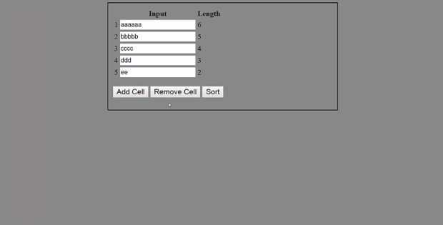 the user its length is automatically displayed next to the input widget.