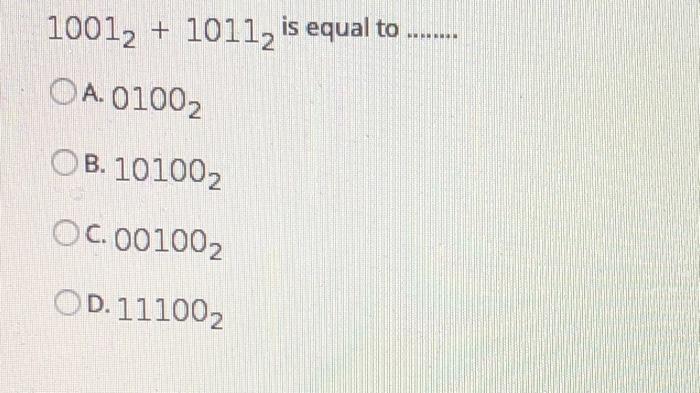 D. Both A and B 0x1AC is equivalent to OA. 42810 OB.
