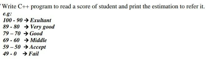  hi , I need answer in half hour please Write C++