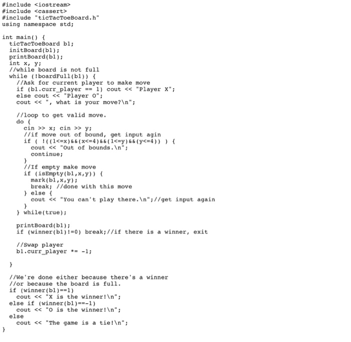 add screenshots off main.cpp,tictactoeboard.h,tictactoe.cpp First is main.cpp second is tictactoeboard.h, third tictactoe.cpp
