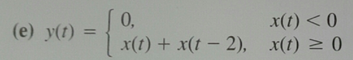 A system may or may not be: 1.) Memoryless 2.) Time Invariant