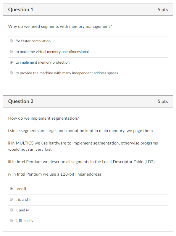Why do we need segments with memory management? How do we implement