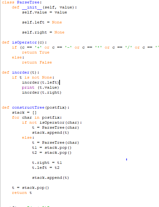 PYTHON ONLY For this assignment you are to take the parse tree