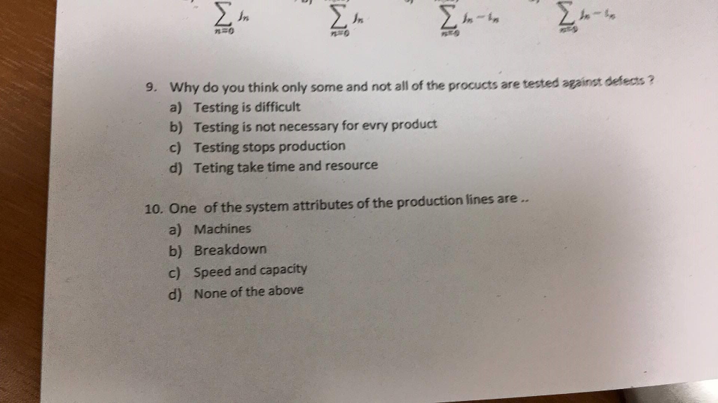 during production 5% of the products are defective. Two major events can