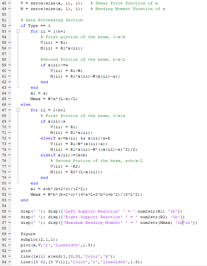 ft and L = ft. Use the results to design a beam