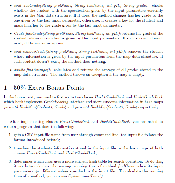 grade){ letter=grade; } public String getLetter(){return letter;} public double getValue(){ switch(letter){ case