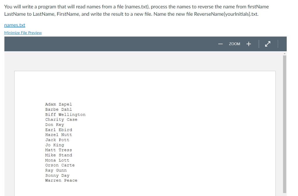  NEEDS TO BUILD AND RUN IN JAVA will rate if correct,