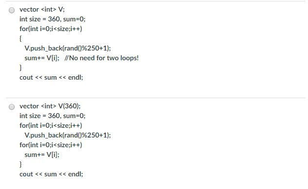 with 360 random values in the range 1 to 250 inclusive, and