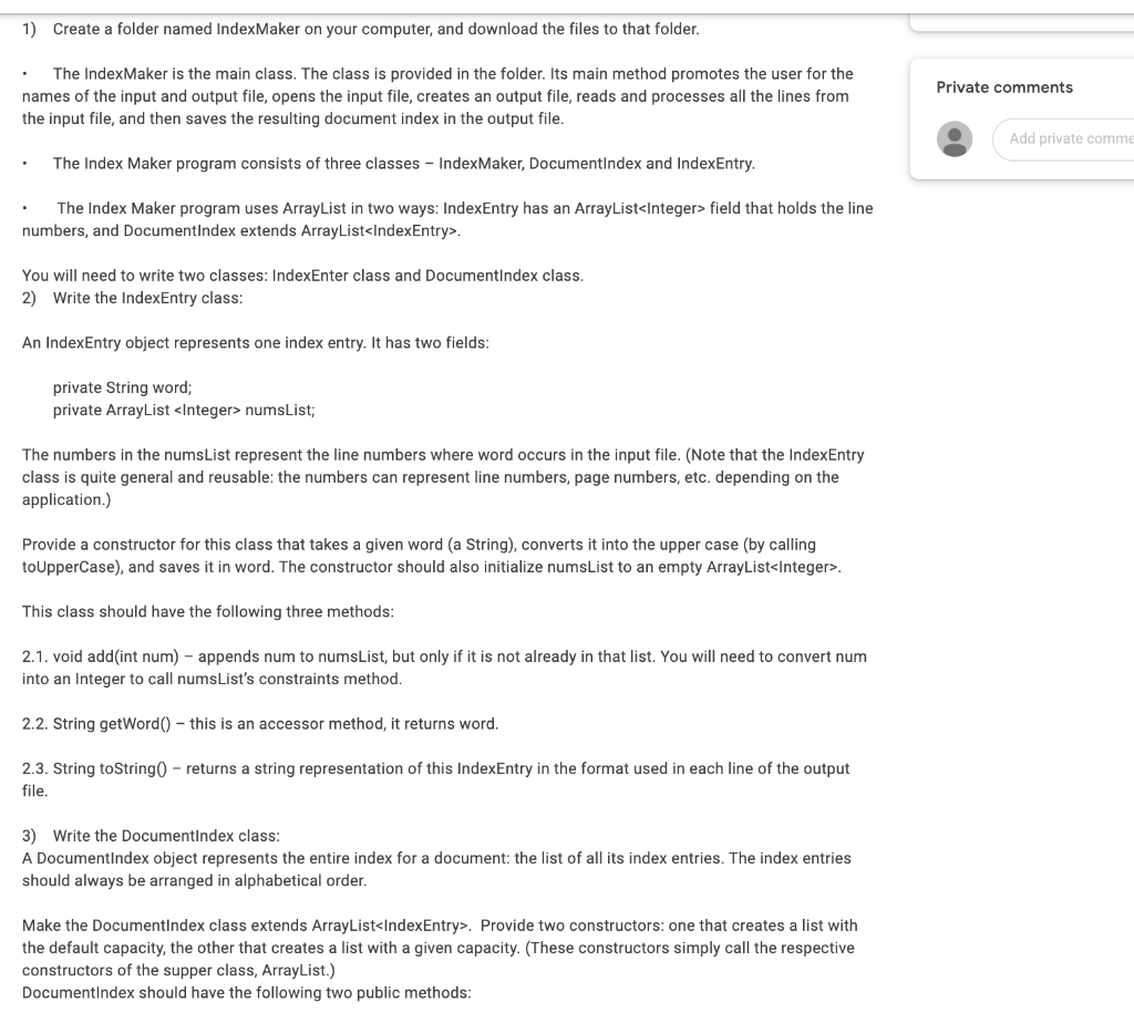 Complete the following code and make sure it runs correctly (it is