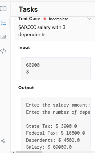 In this lab, you complete the Python program that calculates the amount