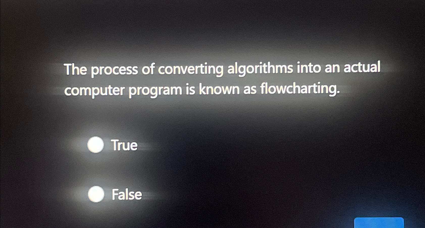  The process of converting algorithms into an actual computer program is