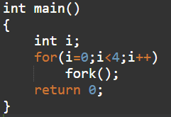 Need HELP PLEASE!!!! ASAP How many processes are created in the following
