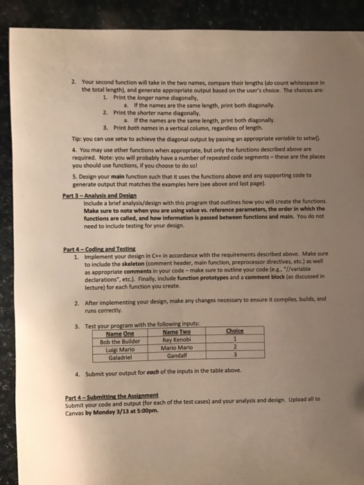 5:00pm to Canvas Part 1-Recommended Textbook Exercises The following two exercises (along
