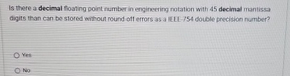  Is there a decimal floating point number in engineering notation with