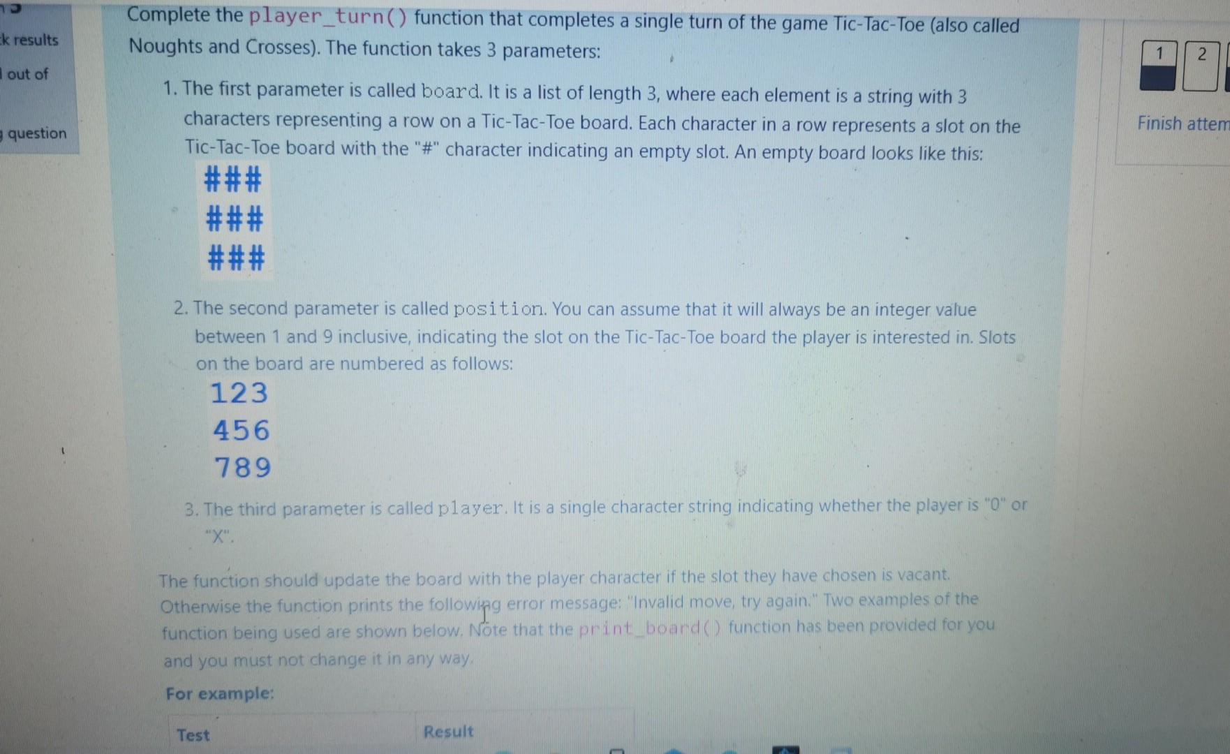  python Where and how could i improve to solve this queation.