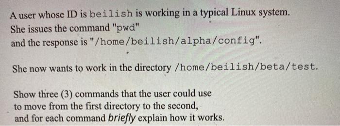 answer I'll rate A user whose ID is beilish is working in