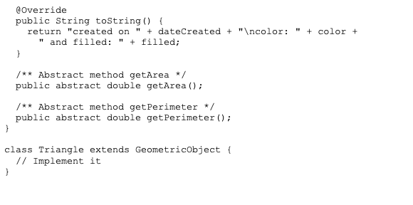 side3 with default values 1.0 to denote three sides of the triangle.