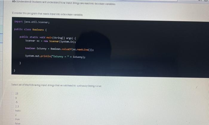  java Lo Understand Students we understand how input things are foto