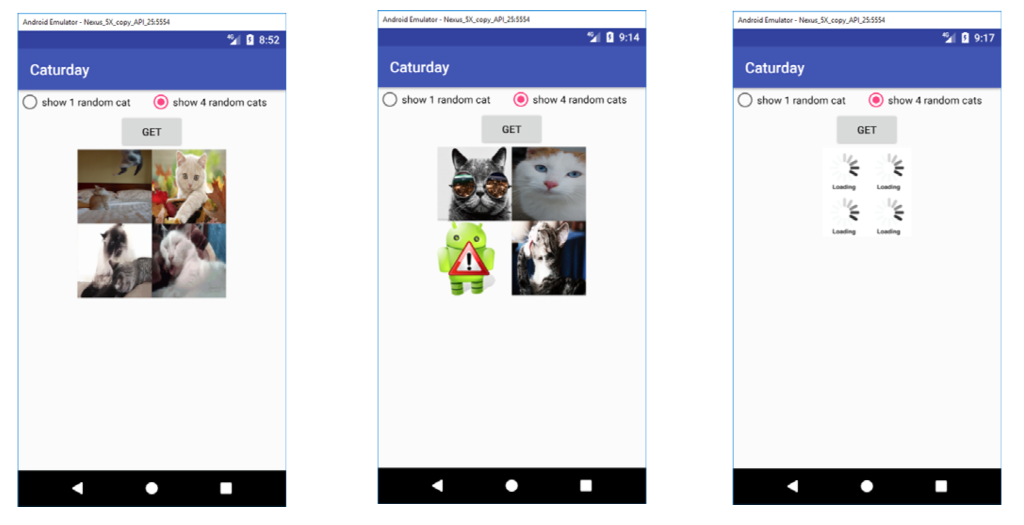 like the pictures below) and send me the Java Code, XML code(s)