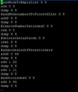 in my main function via: lab It should remove node than dump