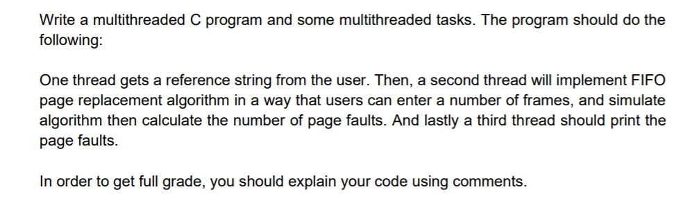 PLEASE write the code yourself.Do not copy from anywhere!!!!!!! PLEASE use C