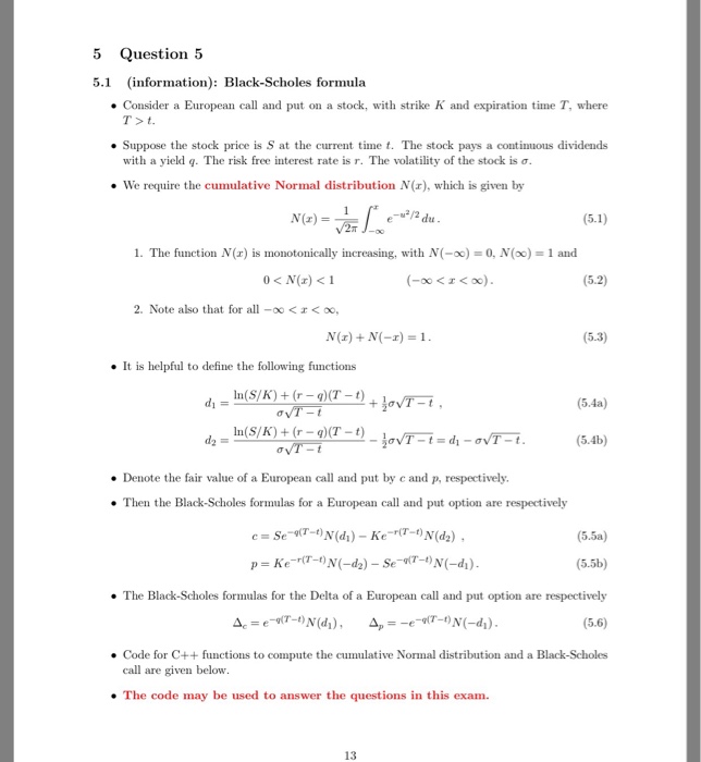  Please write a C++ code for the cumulative normal distribution using