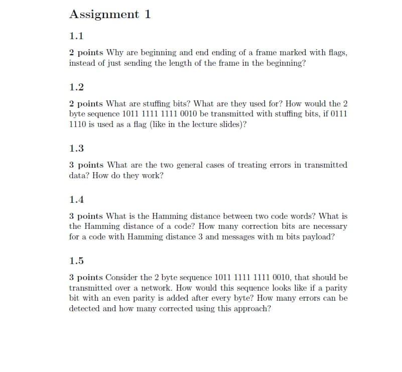 Assignment 1 1.1 2 points Why are beginning and end ending