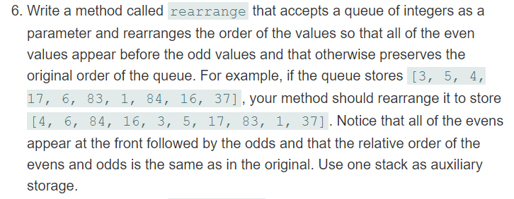 Each problem will indicate what kind of structure to use as auxiliary