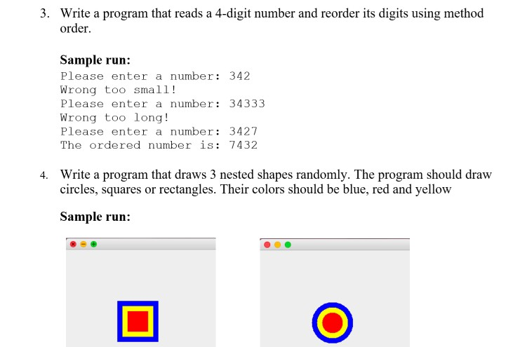  java without using array 3. Write a program that reads a
