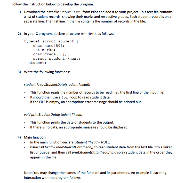  Follow the instruction below to develop the program 1) Download the