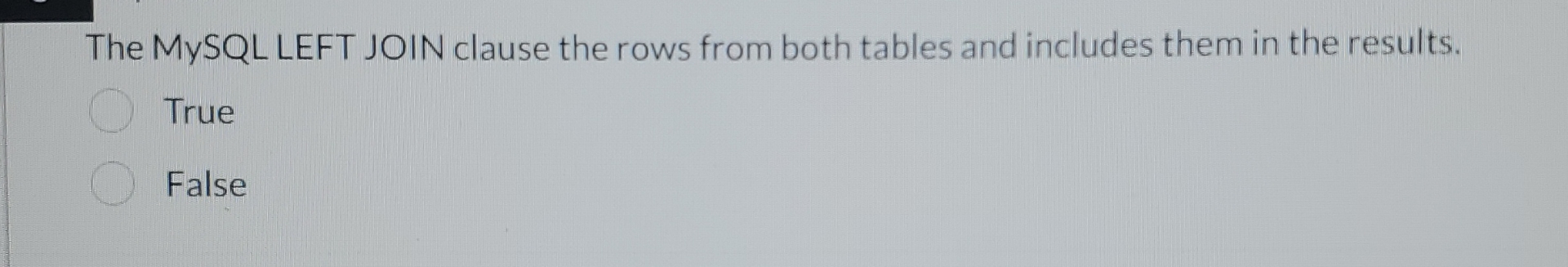  The MySQL LEFT JOIN clause the rows from both tables and