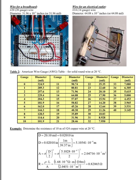 Information: Calculating the resistance of a wire depends on the length of