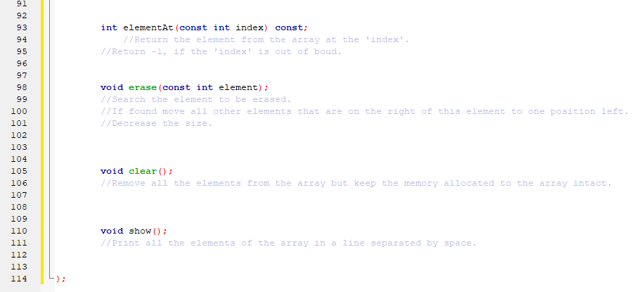 function should work. Try using the iostream library to complete the functions.