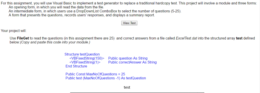 I need the code for the opening form which reads data from