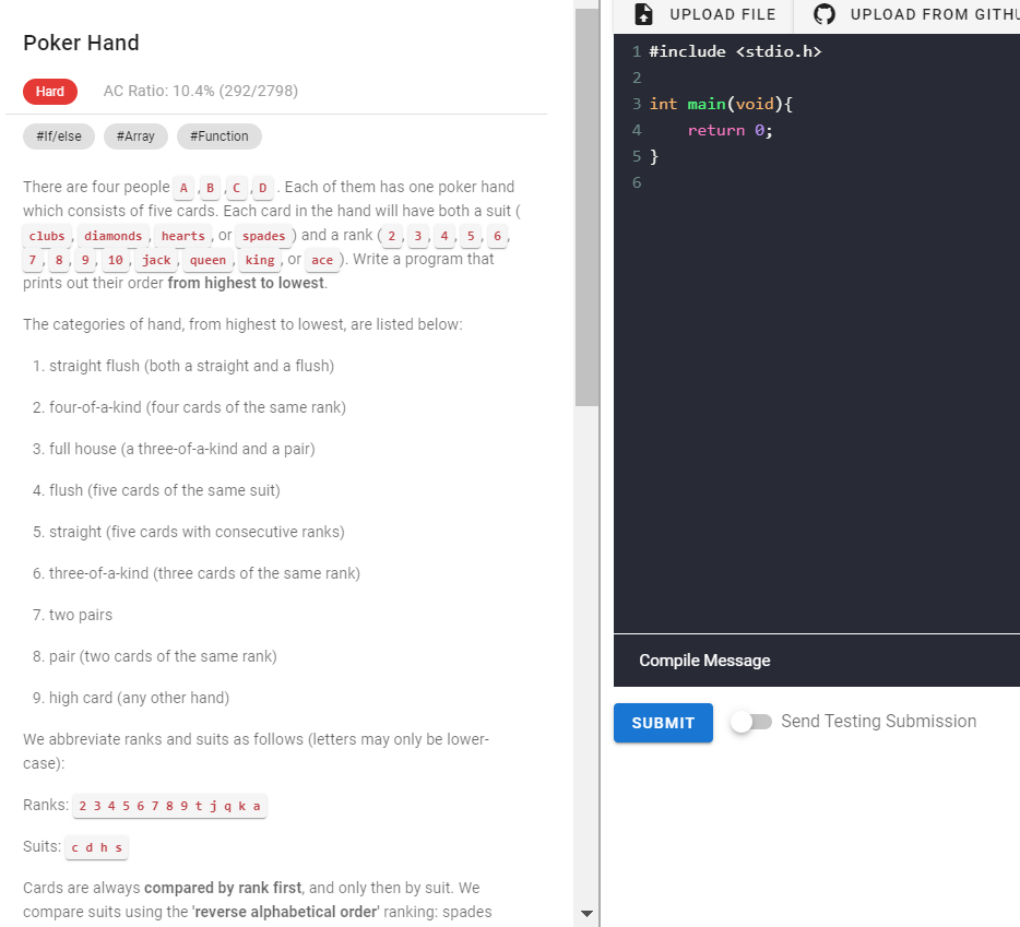  I try to write some c code but I only got