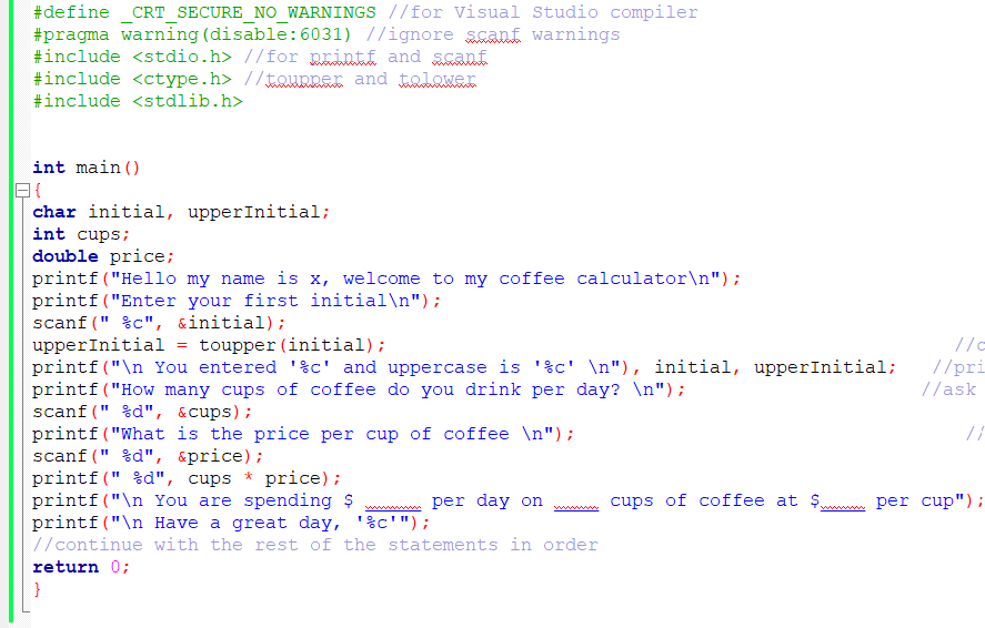 I need help with my code. When I run it and enter