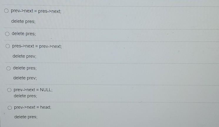 trying to delete the a node in the middle of a singly