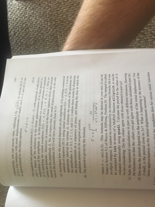 possible. what further information yuu 0ULaT aOOUl D (d) Solve Bessel's equation