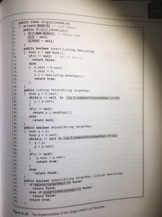 the question as below Describe the garbage collection method for the SinglyLinkedList