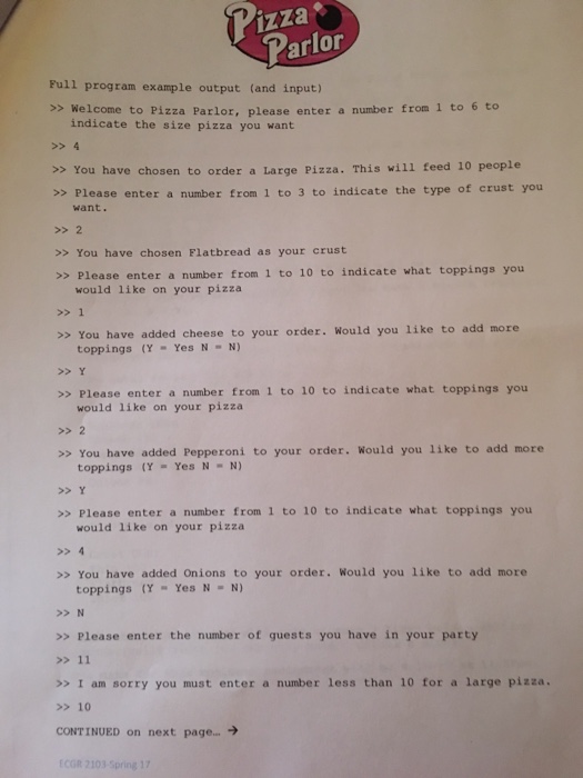 would be appreciated! *** I need this in c++ ** also if