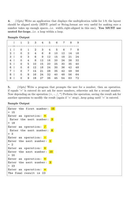 number from -9 to 9...continually ask the user for an integer in