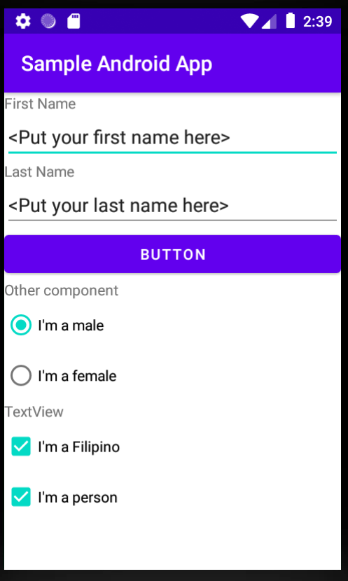 image resources as your guide. 1_Design_Before.PNG - an XML layout design. 1_Design_After.PNG