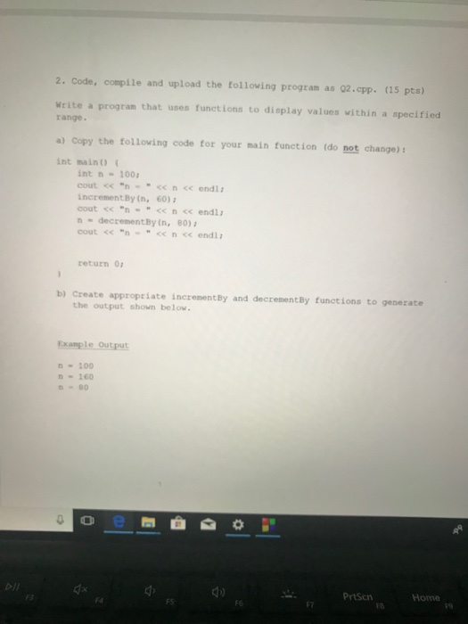  in codeblock for c++ program 2. Code, compile and upload the
