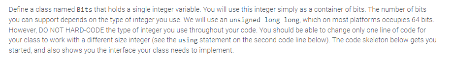 I need help shifting and rotating bits for a lab in C++.