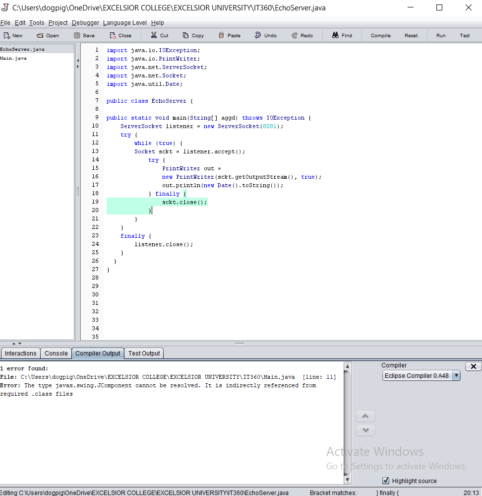Please help me finish my code. What am I missing? - J