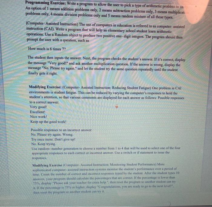 PLEASE write all THREE programs in PERL Programming Exercise: Write a program