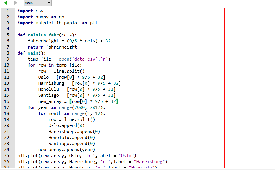 Hello, I'm working on a project using Python. I am supposed to