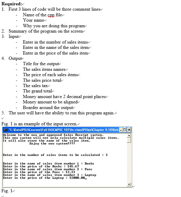  Required:* 1. First 3 lines of code will be three comment