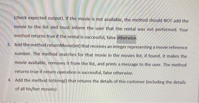 the different classes and their associations. Movie movies 0. Customer Ho: int