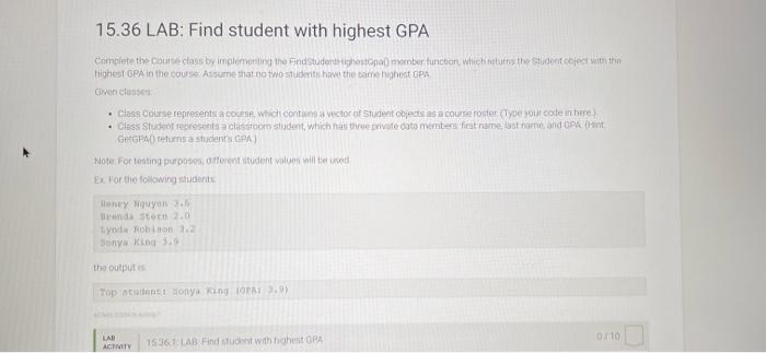pa; string stadentifietLast() ( retarn lasti (1) 1 18. String student thetrirst()